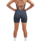 SUUKSESS Women Strappy Romper Seamless Jumpsuit Tummy Control Padded Sports Bra