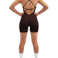 SUUKSESS Women Strappy Romper Seamless Jumpsuit Tummy Control Padded Sports Bra