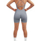 SUUKSESS Women Strappy Romper Seamless Jumpsuit Tummy Control Padded Sports Bra