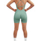 SUUKSESS Women Strappy Romper Seamless Jumpsuit Tummy Control Padded Sports Bra