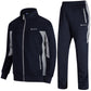 TBMPOY Men's Tracksuits Sweatsuits for Men Sweat Track Suits 2 Piece Casual Athletic Jogging Warm Up Full Zip Sets
