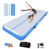 AKSPORT Gymnastics Air Mat Tumble Track Tumbling Mat Inflatable Floor Mats with Air Pump for Home Use/Tumble/Gym/Training/Cheerleading/Parkour/Beach/Park/Water