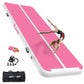 AKSPORT Gymnastics Air Mat Tumble Track Tumbling Mat Inflatable Floor Mats with Air Pump for Home Use/Tumble/Gym/Training/Cheerleading/Parkour/Beach/Park/Water