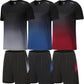 BOOMCOOL Gym Clothes for Men Workout Shirts Sets Outfits 3 Pack for Running Football Athletic Exercise Fit for Out T Sports
