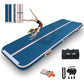 AKSPORT Gymnastics Air Mat Tumble Track Tumbling Mat Inflatable Floor Mats with Air Pump for Home Use/Tumble/Gym/Training/Cheerleading/Parkour/Beach/Park/Water