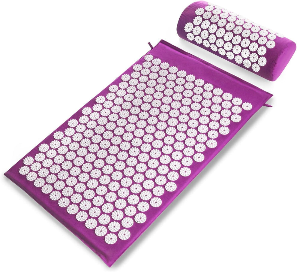 Acupressure Mat & Pillow Set – Back & Neck Pain Relief