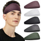 Sports Headbands for Men (5 Pack),Moisture Wicking Workout Headband, Sweatband Headbands for Running,Cycling,Football,Yoga,Hairband for Women and Men